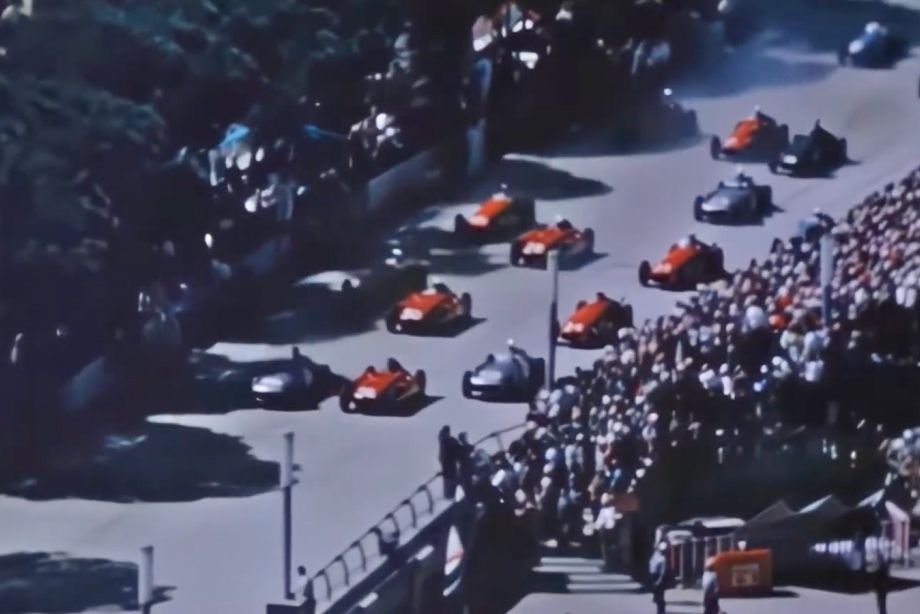 Старт Гран-при Монако 1955 года