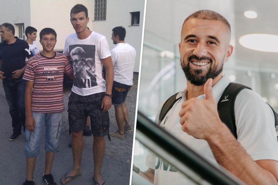 Ифет Джаковац и Эдин Джеко