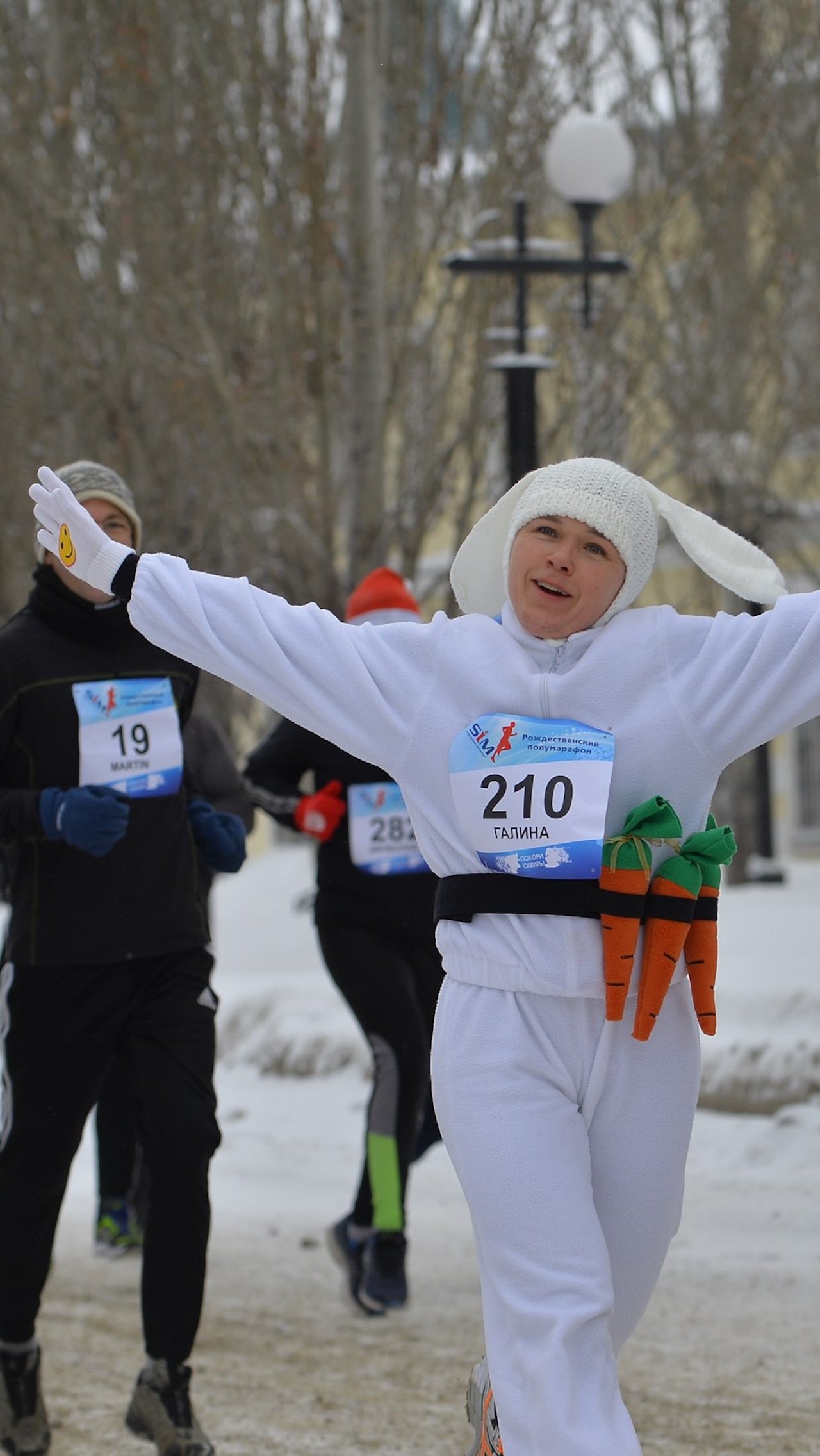 Рождественский полумарафон, Омск