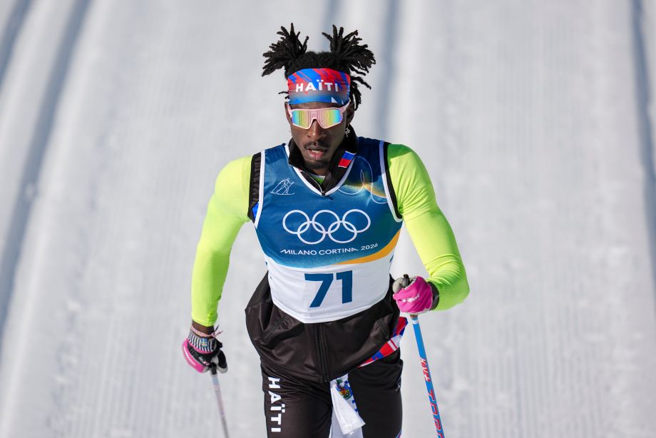 Лыжник из Гаити