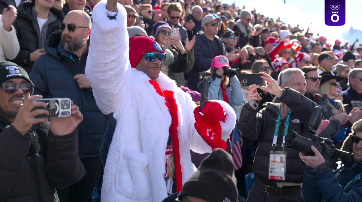 Снупп Догг среди болельщиков