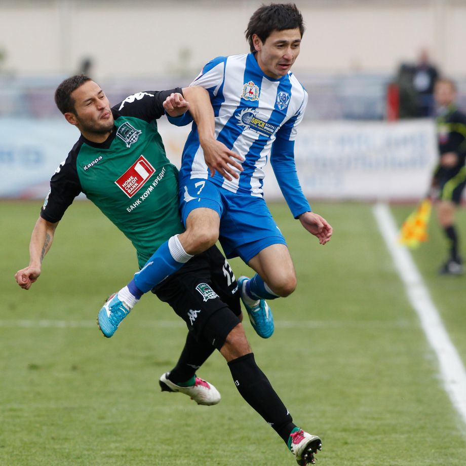 Фёдор Кудряшов (слева) в «Краснодаре»