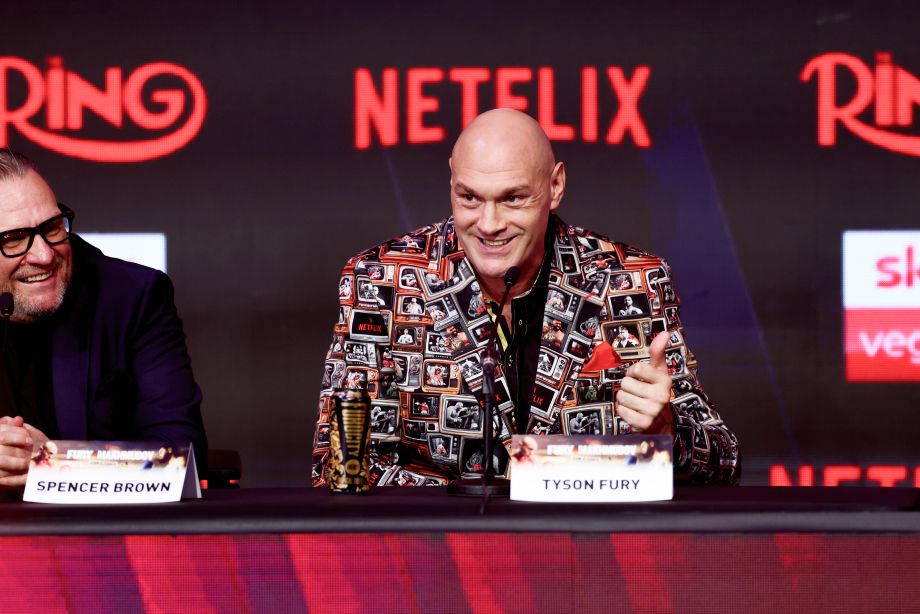 Тайсон Фьюри на пресс-конференции
