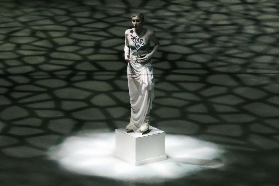 Софья Муравьёва в образе Венеры Милосской на «Русском вызове»