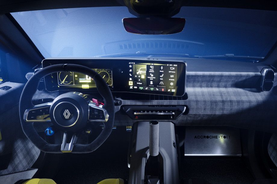 Интерьер Renault 5 Turbo 3E Интерьер Renault 5 Turbo 3E