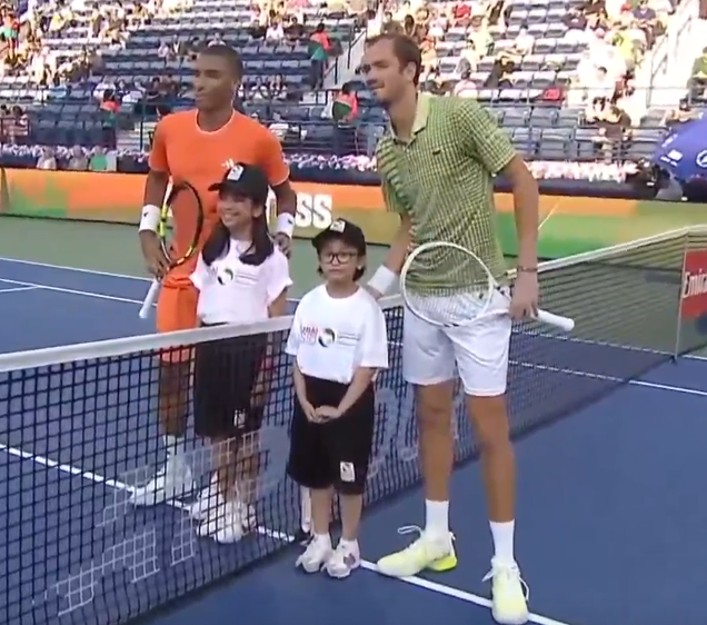 Феликс Оже-Альяссим и Даниил Медведев