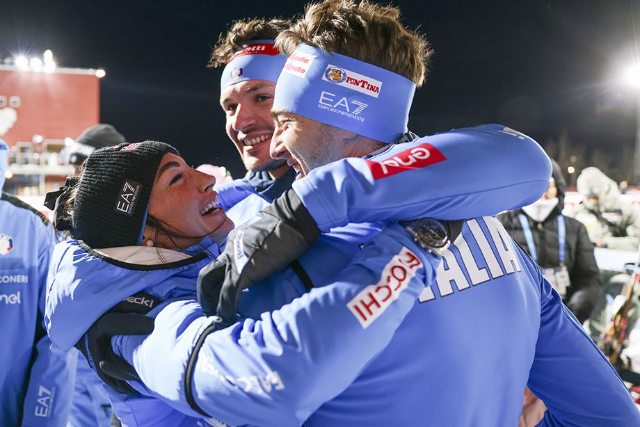 Доротея Вирер с партнёрами по сборной Италии