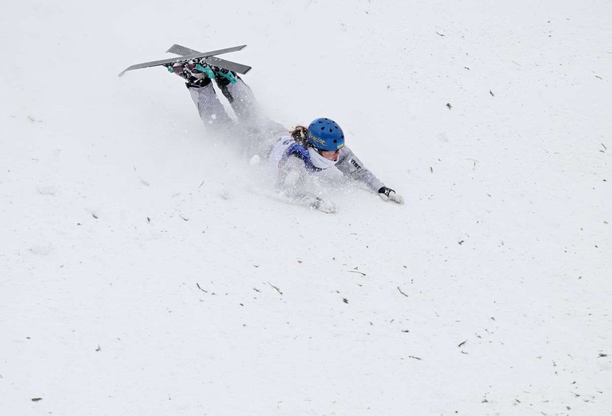 Падение во время разминки