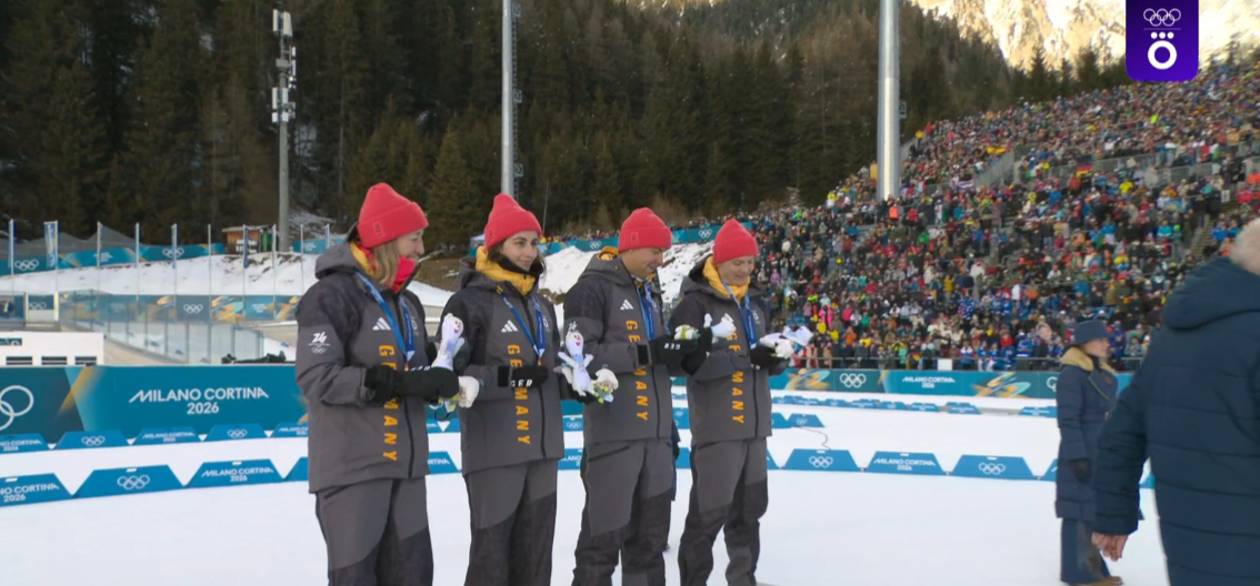 Немецкие биатлонисты