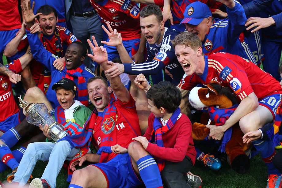 ФК ЦСКА С ТРОФЕЕМ В СЕЗОНЕ-2013/2014