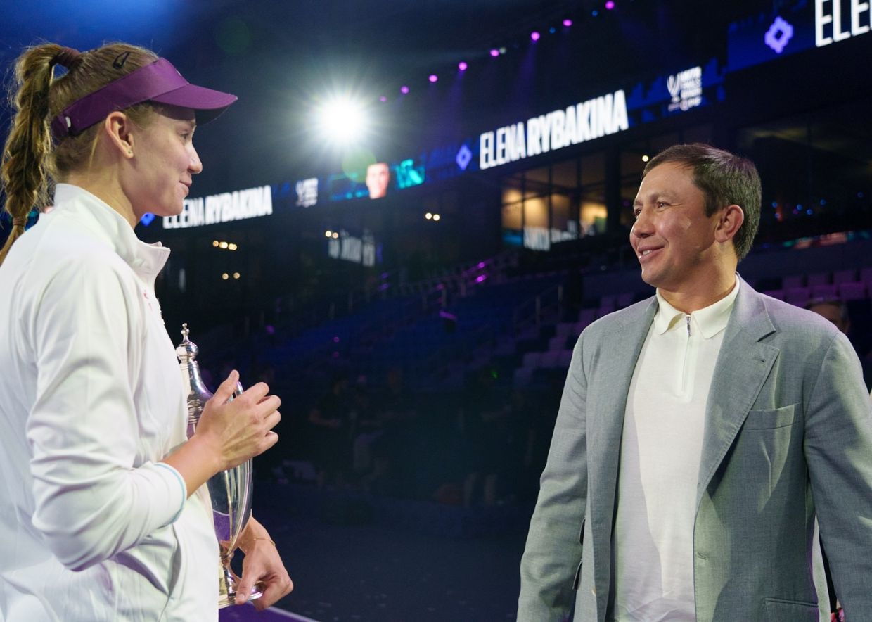 Елена Рыбакина и Геннадий Головкин