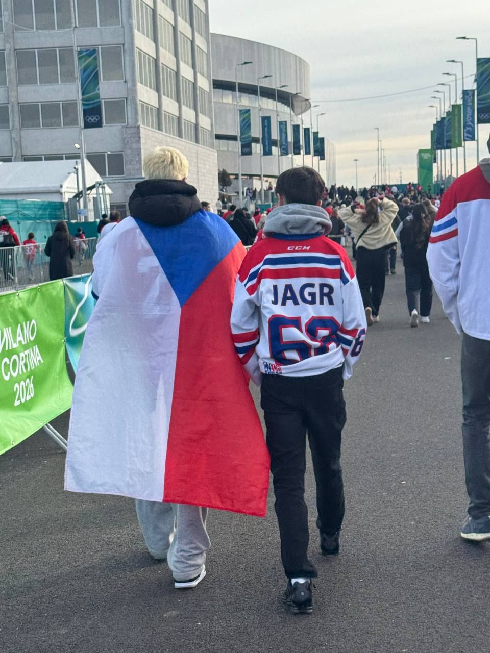 Фанаты перед матчем Канада — Чехия