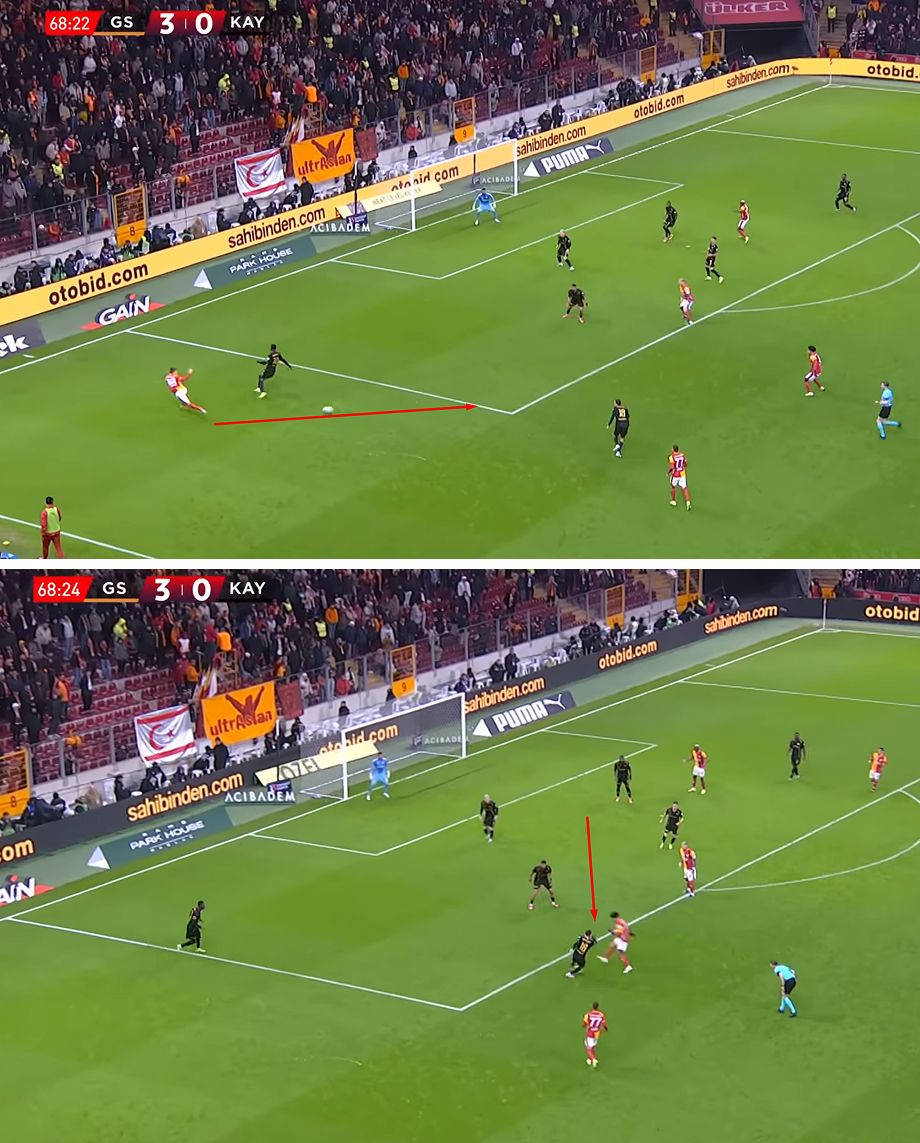 Перехват Макарова в матче с «Галатасараем»