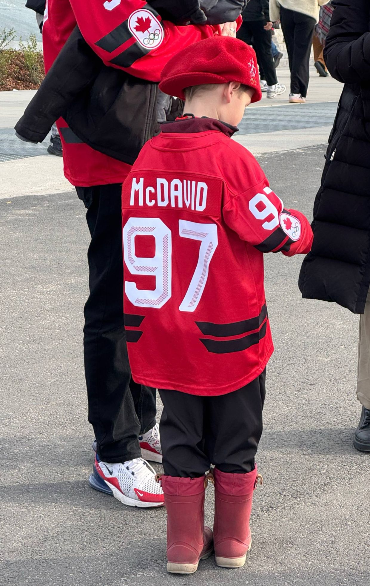 Фанаты перед матчем Канада — Чехия