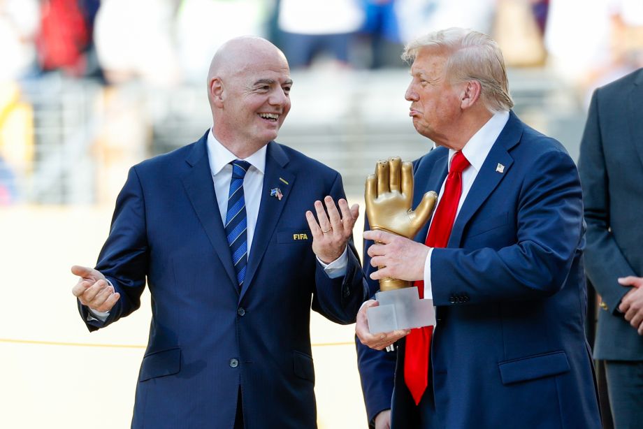 Джанни Инфантино и Дональд Трамп