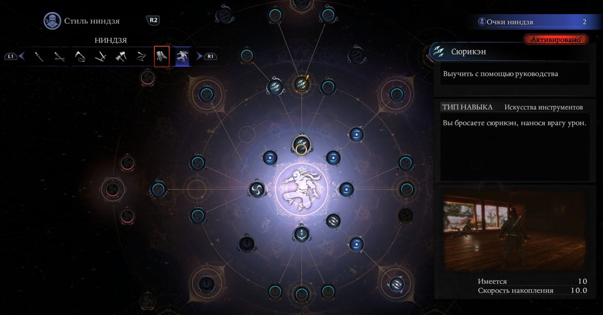 Навыки ниндзя