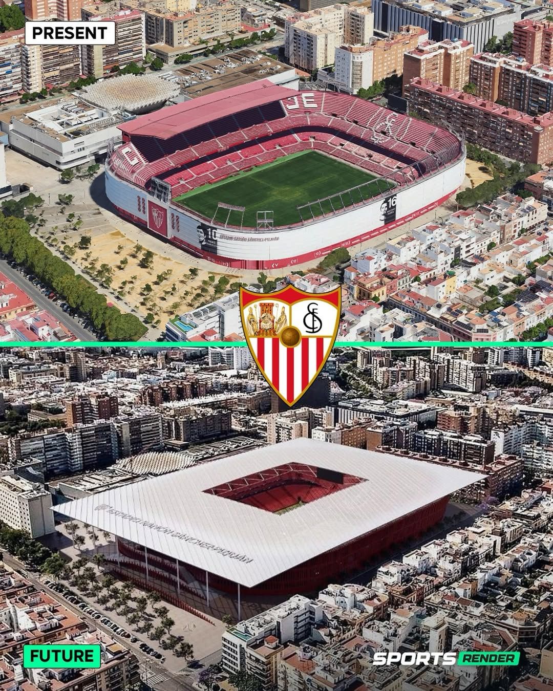 Как выглядит «Рамон Санчес Писхуан» сейчас, и каким станет в будущем (если хватит денег)