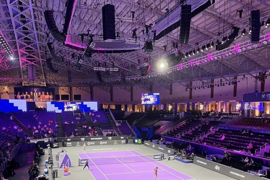 Почти пустые трибуны на Итоговом турнире WTA в Эр-Рияде