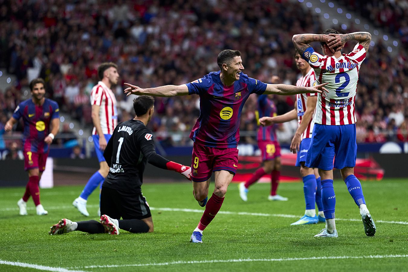 Отчёт «Атлетико» Мадрид — «Барселона» — 1:2