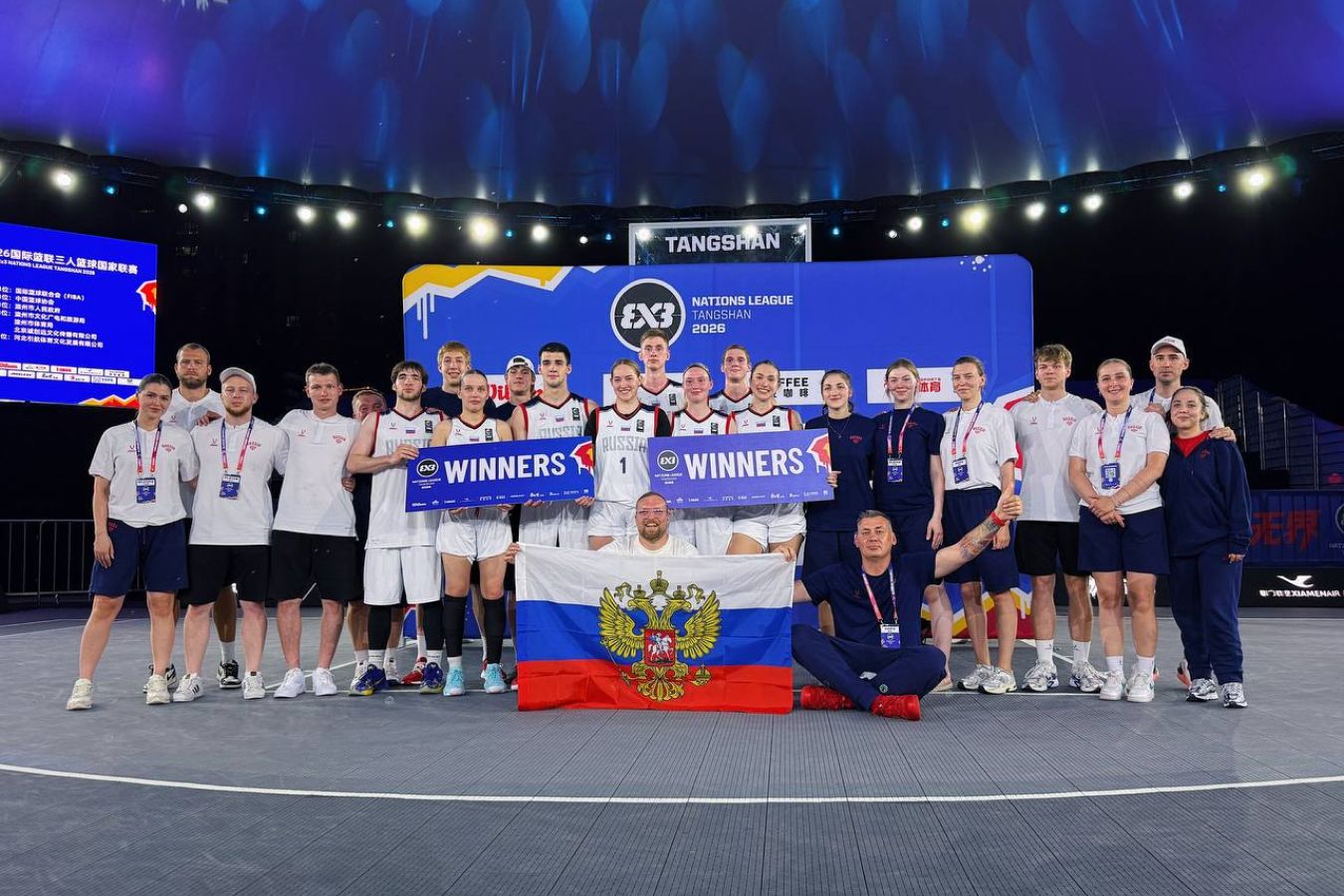 Сборная России 3x3 показала мощь