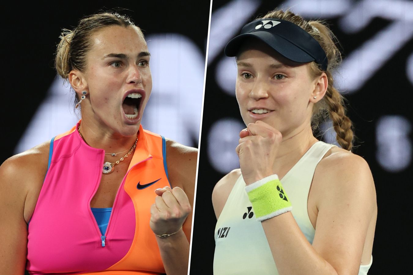 Арина Соболенко и Елена Рыбакина