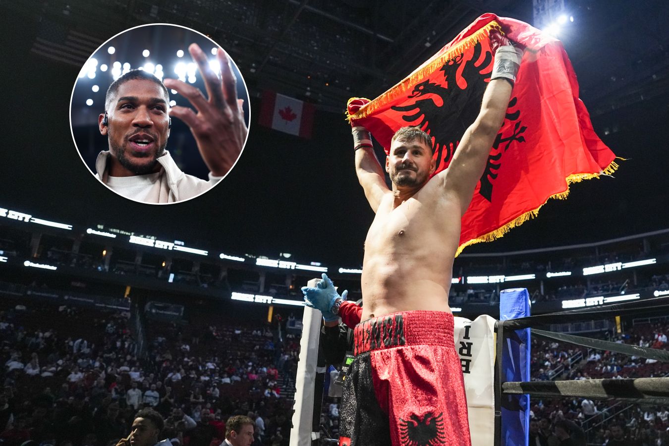 Джошуа выбрал странного соперника