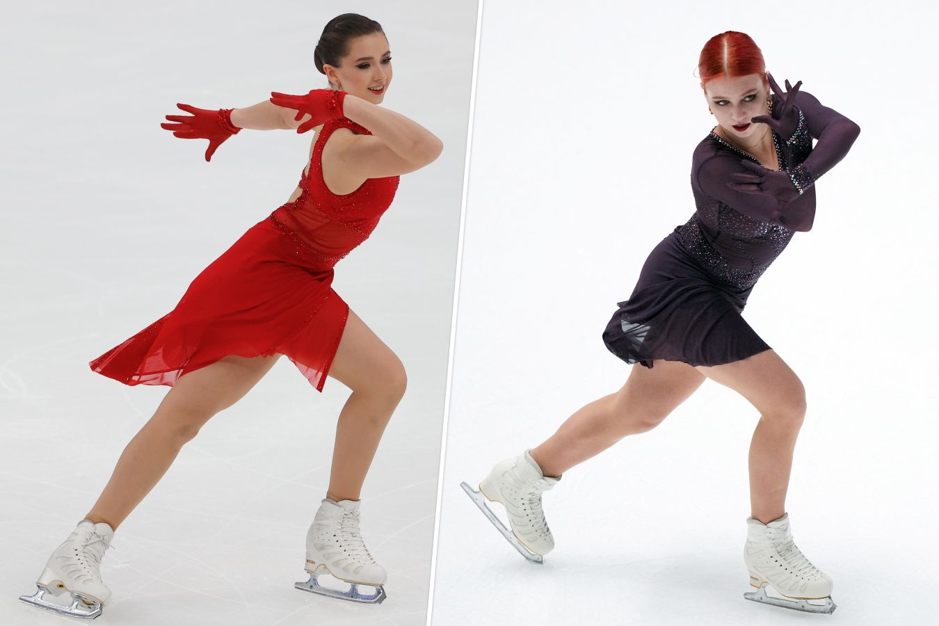 Камила Валиева и Александра Трусова