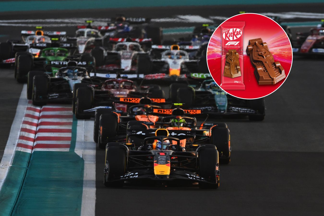 KitKat выпустил шоколадки в виде болидов Формулы-1