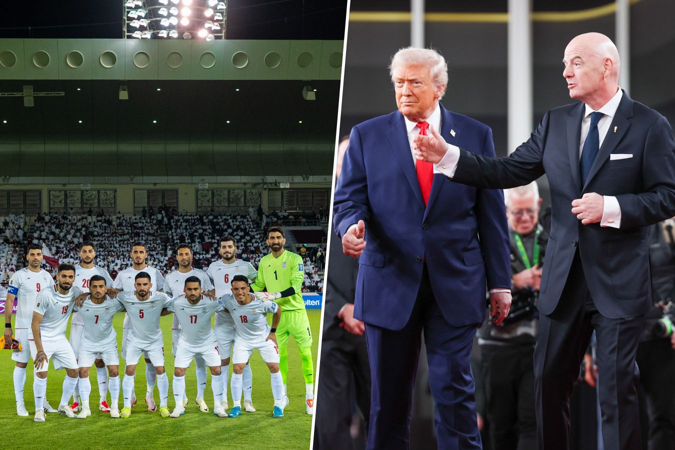 Сборная Ирана по футболу/ Трамп и Инфантино