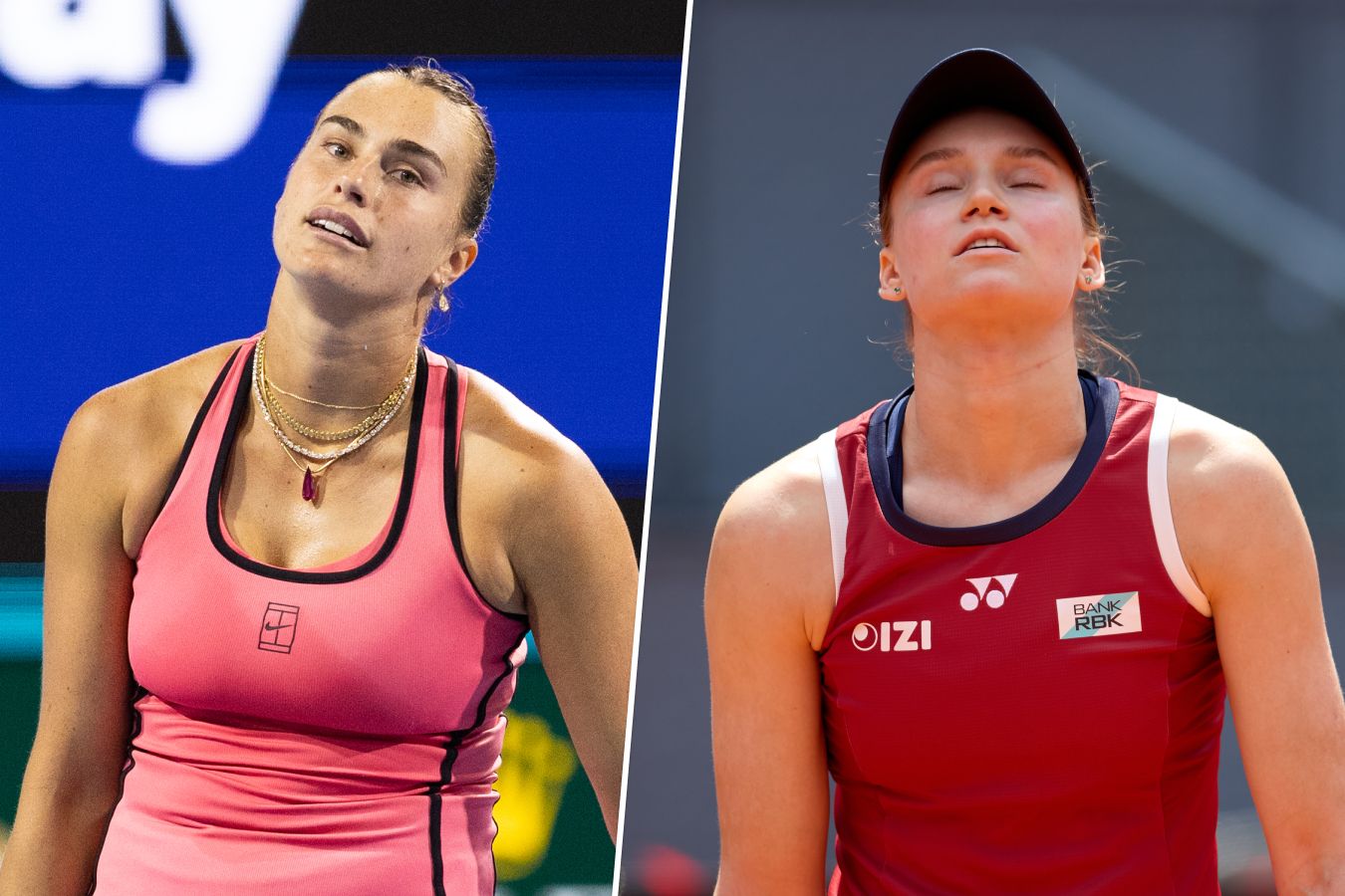 Арина Соболенко и Елена Рыбакина