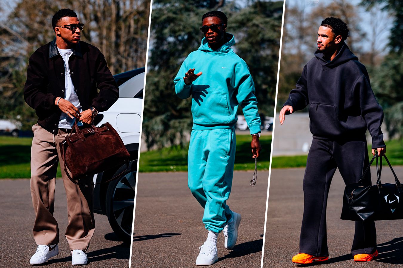 Топ-8 стильных образов сборной Франции по футболу.