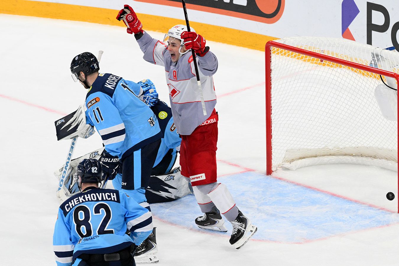 Отчёт «Сибирь» — «Спартак» — 6:7 ОТ