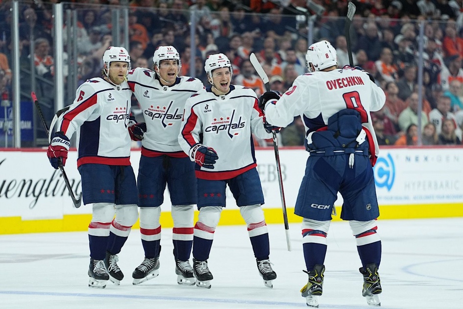 Игровой момент матча Баффало против Вашингтона