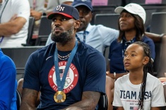 Дочь Леброна Джеймса показала баскетбольные навыки