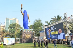 Месси установили 21-метровый памятник в Индии