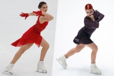 Камила Валиева и Александра Трусова