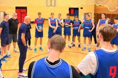 Лагерь сборной России по баскетболу