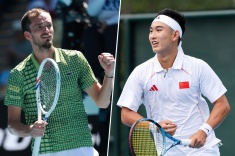 Даниил Медведев на турнире ATP-500 в Дохе-2026