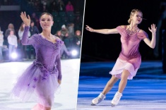 Анна Щербакова и Александра Трусова