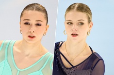 Камила Валиева и Александра Трусова
