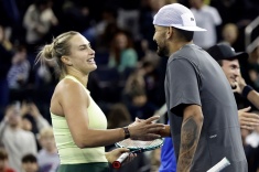 Ник Кирьос и Арина Соболенко