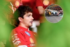 Болид «Феррари» бортанул «Макларен»