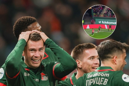 «Этого не может быть!» Гол «Локо» с угла поля заставил игроков схватиться за голову. Видео