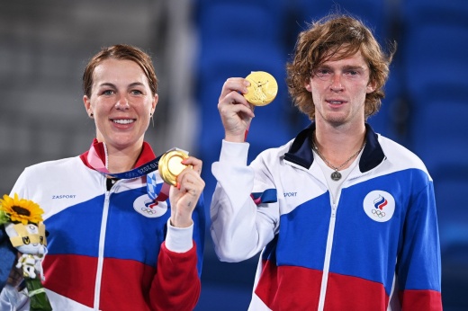 Искромётная битва российских пар в финале микста! Павлюченкова и Рублёв выиграли золото