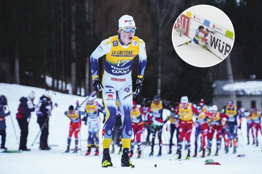 Шведский лыжник на скорости врезался в борт на чемпионате мира. Падение выглядело страшно