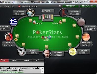 Sunday Million. 31th of October