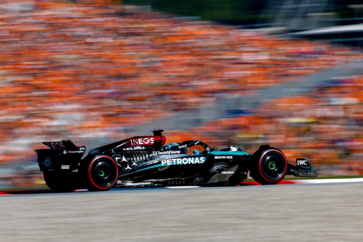 Джордж Расселл на Гран-при Австрии Формулы-1