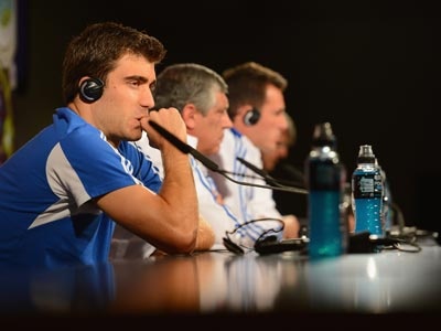 Пресс-конференция сборной Греции