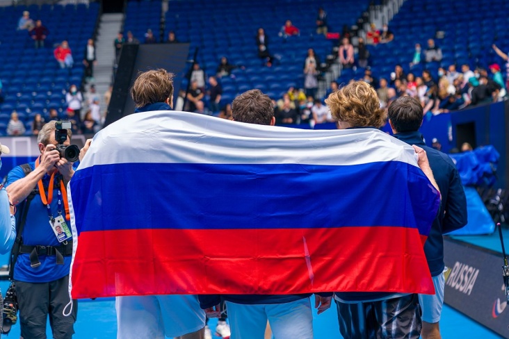 На Australian Open полностью запретили флаг России