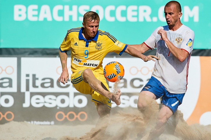 Пляжный футбол, Россия — Украина. Суперфинал